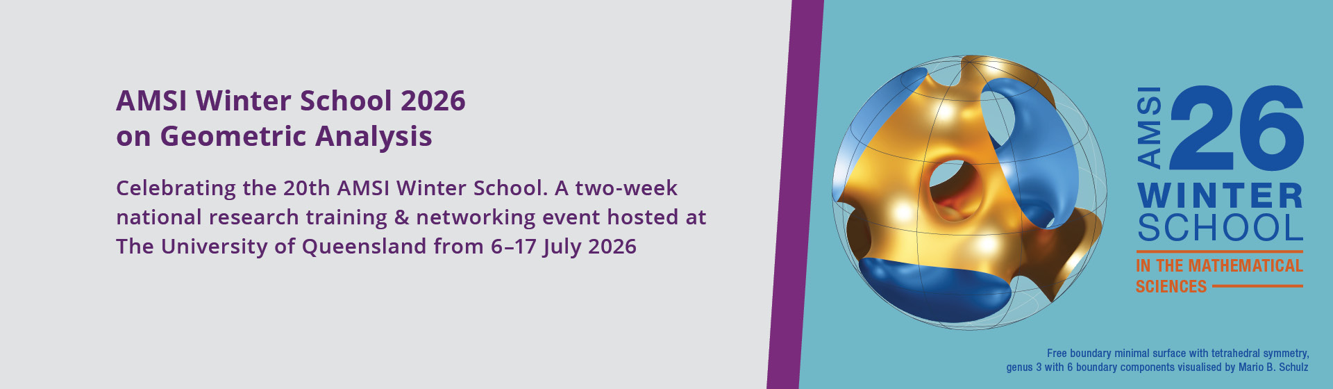 AMSI Winter School 2026 on Geometric Analysis